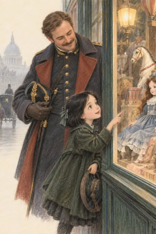 Illustration from page 3 of A Little Princess: A Retelling for Curious Readers