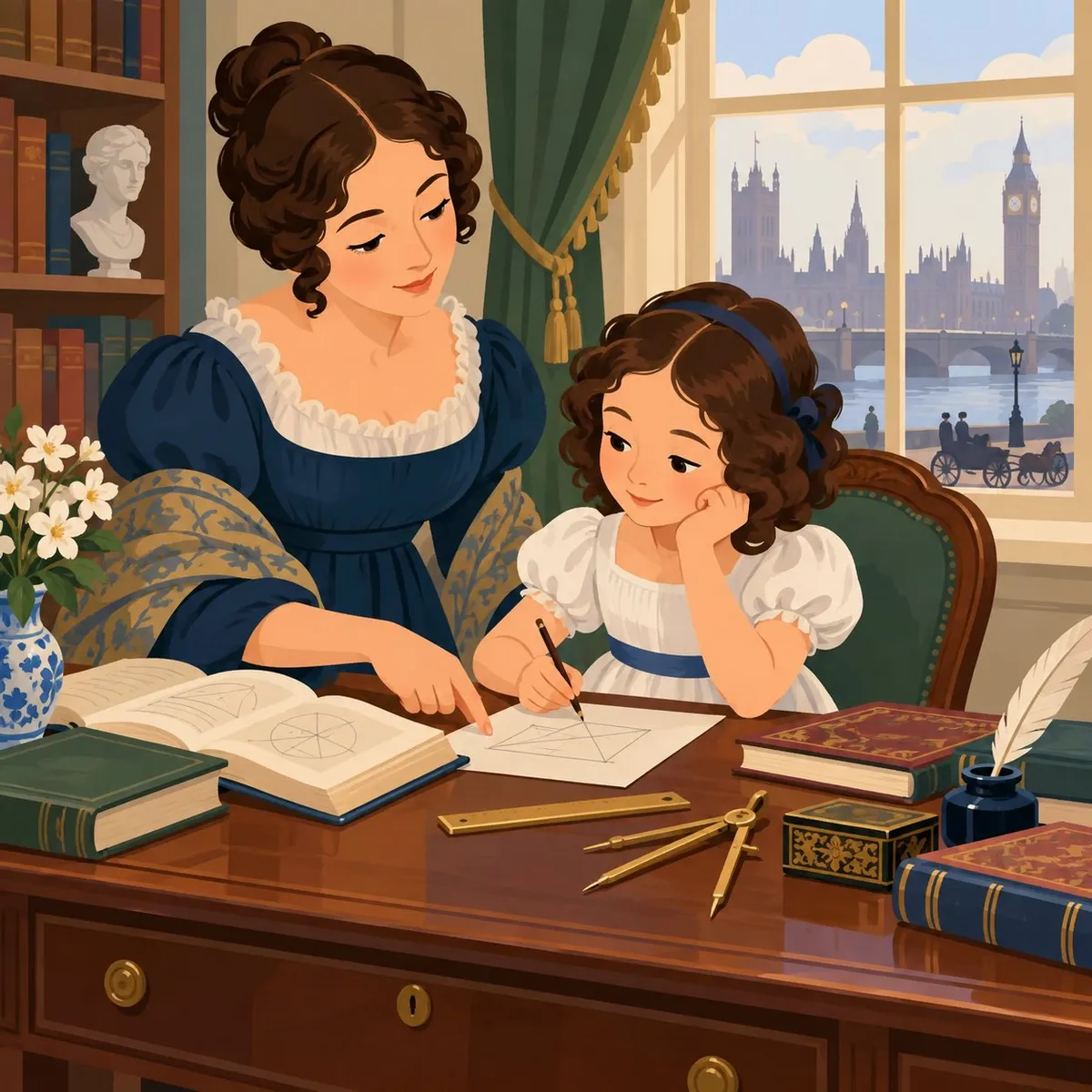 Illustration from page 2 of Ada Lovelace: Beyond the Numbers