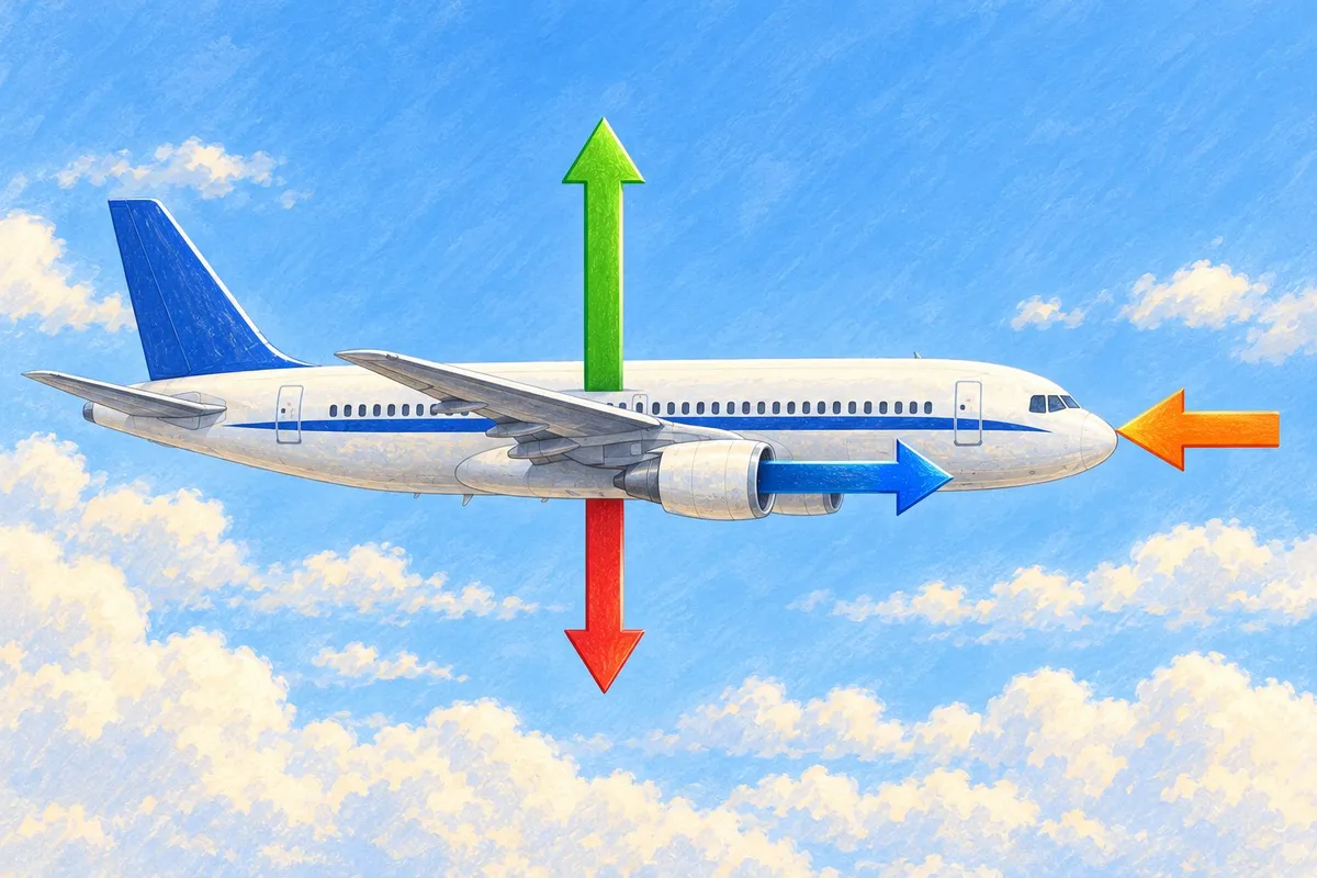 Illustration from page 4 of Airplanes Take Flight