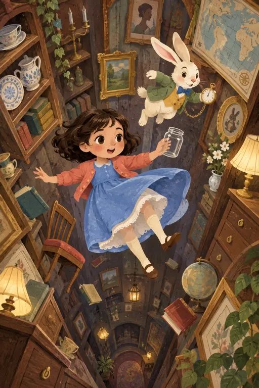 Illustration from page 3 of Alice’s Adventures in Wonderland: A Gentle Retelling