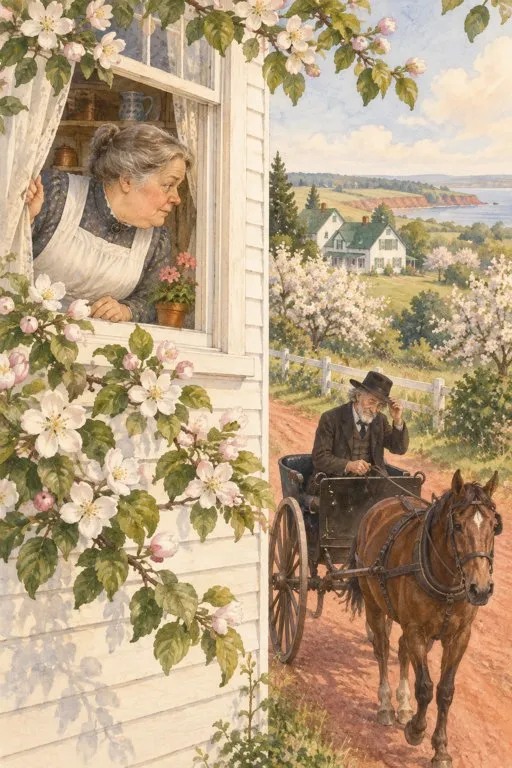 Illustration from page 2 of Anne of Green Gables: A Retelling for Curious Readers