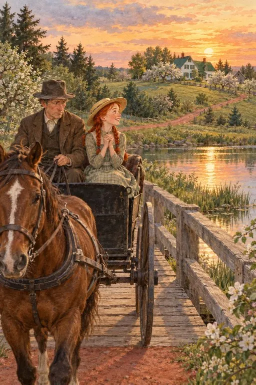 Illustration from page 5 of Anne of Green Gables: A Retelling for Curious Readers