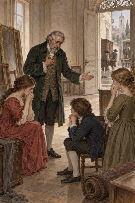 Illustration from page 5 of Beauty and the Beast