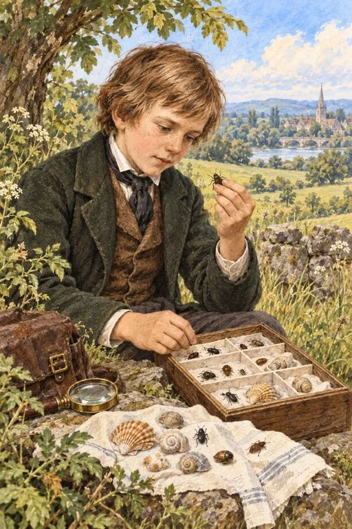 Illustration from page 2 of Charles Darwin: A World of Living Things