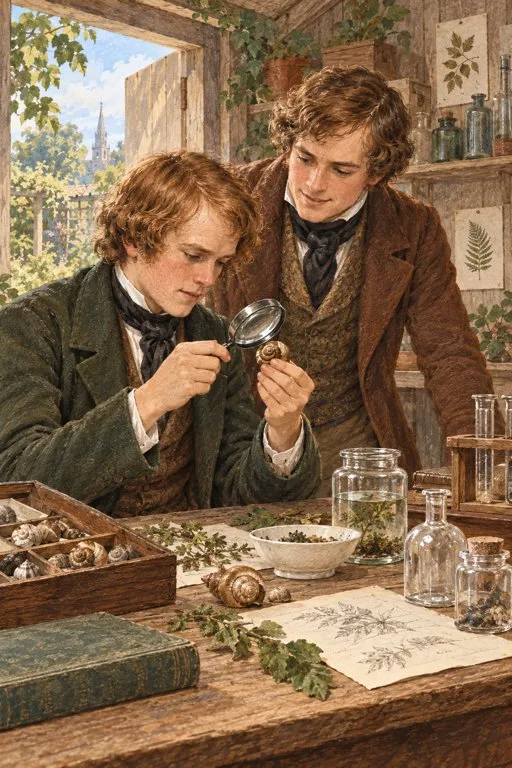 Illustration from page 4 of Charles Darwin: A World of Living Things