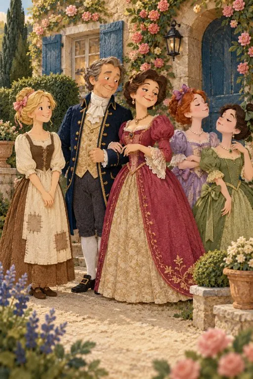Illustration from page 2 of Cinderella: A Gentle Retelling