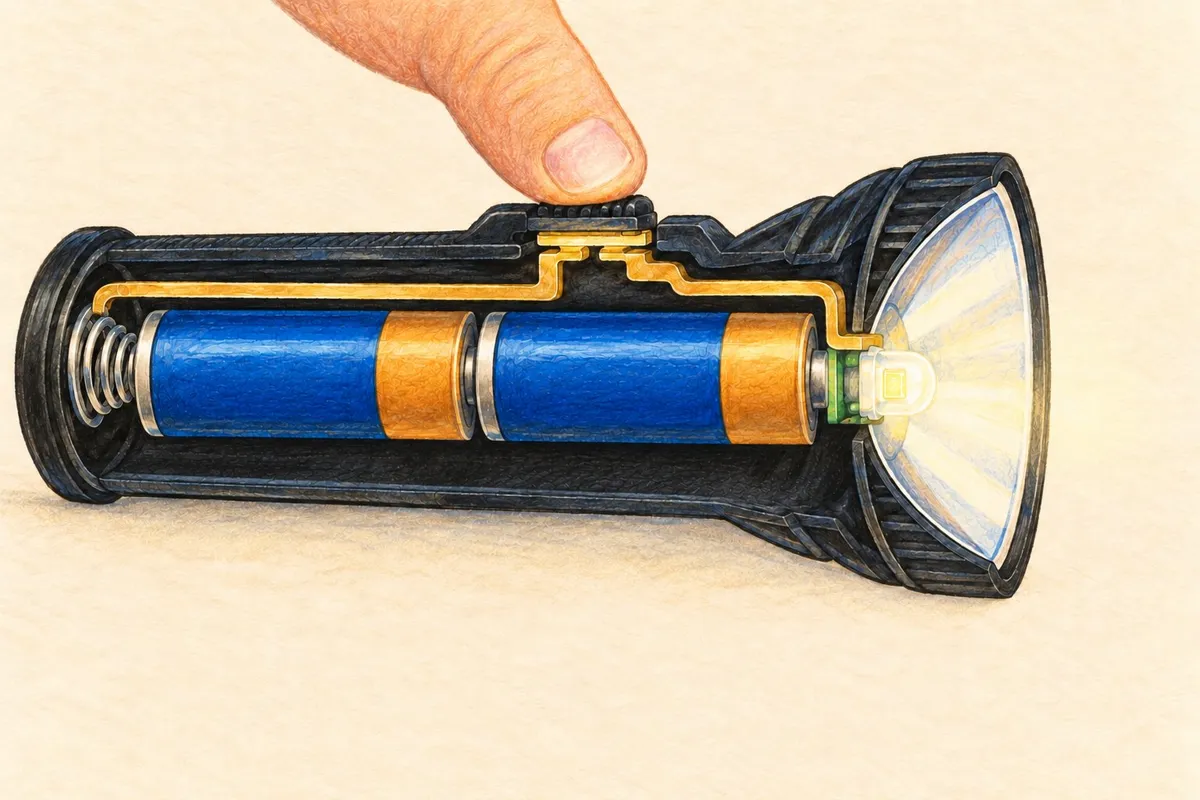 Illustration from page 3 of Electricity Takes a Path