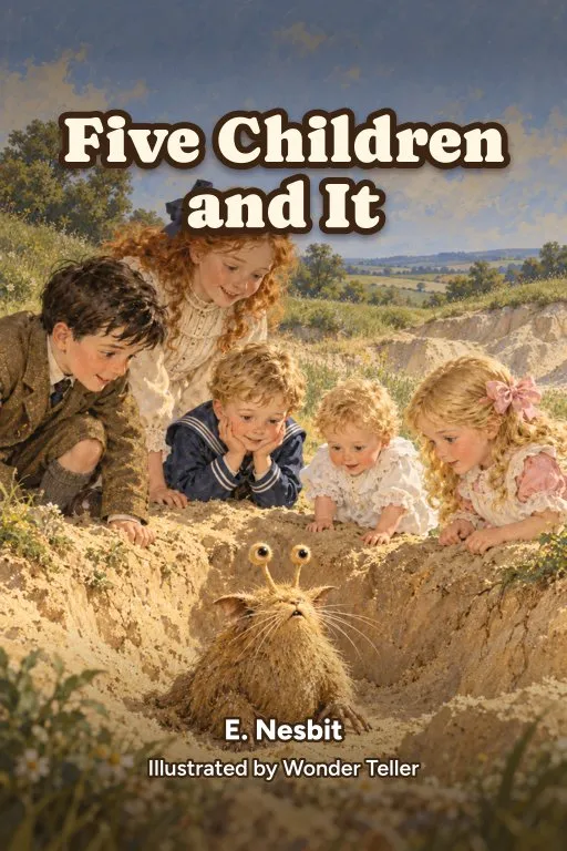 Cover of Five Children and It: A Retelling for Curious Readers