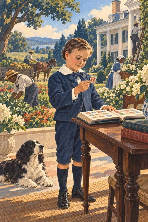 Illustration from page 4 of Franklin D. Roosevelt: Helping in Hard Times
