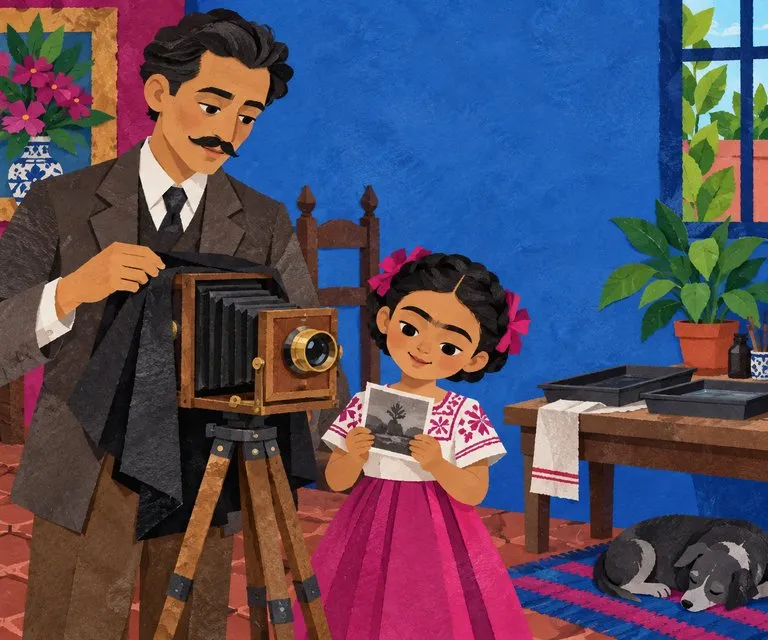 Illustration from page 3 of Frida Kahlo: Painting Her World