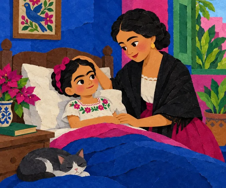 Illustration from page 4 of Frida Kahlo: Painting Her World