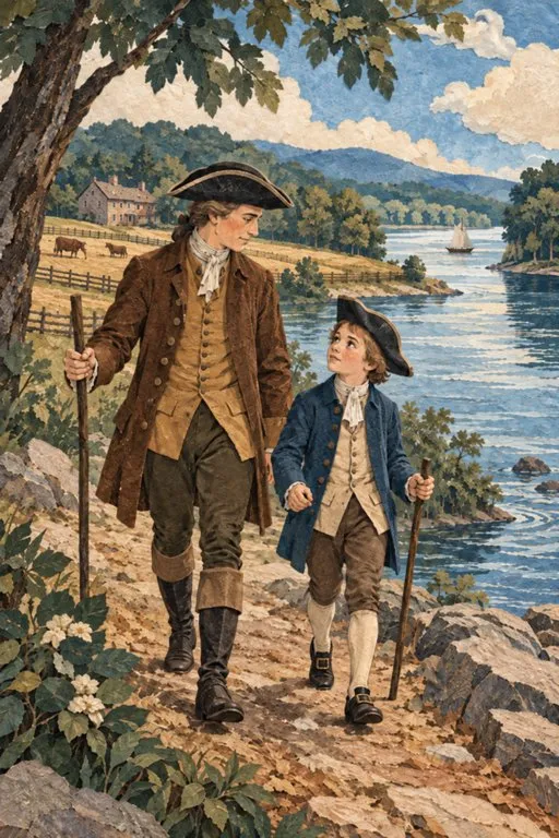 Illustration from page 2 of George Washington: Leading a New Nation