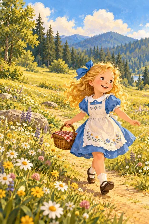 Illustration from page 2 of Goldilocks and the Three Bears: A Gentle Retelling