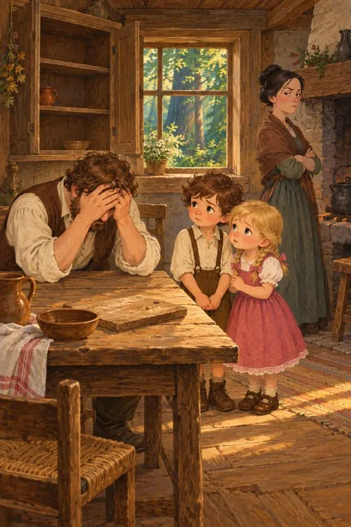 Illustration from page 2 of Hansel and Gretel: A Gentle Retelling