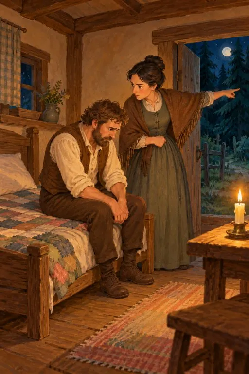 Illustration from page 3 of Hansel and Gretel: A Gentle Retelling