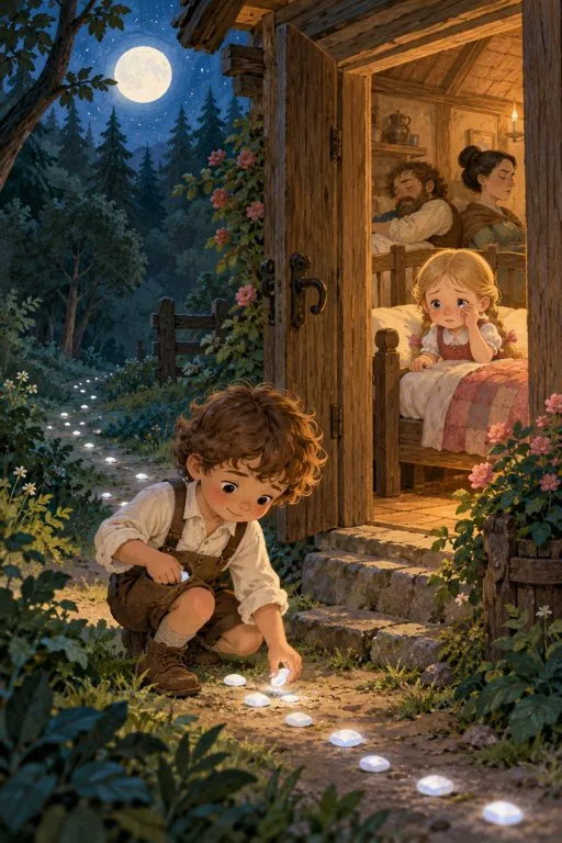 Illustration from page 4 of Hansel and Gretel: A Gentle Retelling