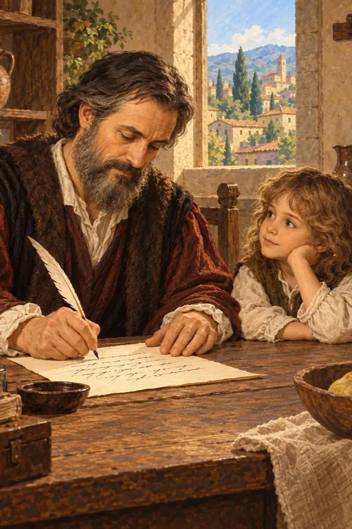 Illustration from page 4 of Leonardo da Vinci: Looking Closely