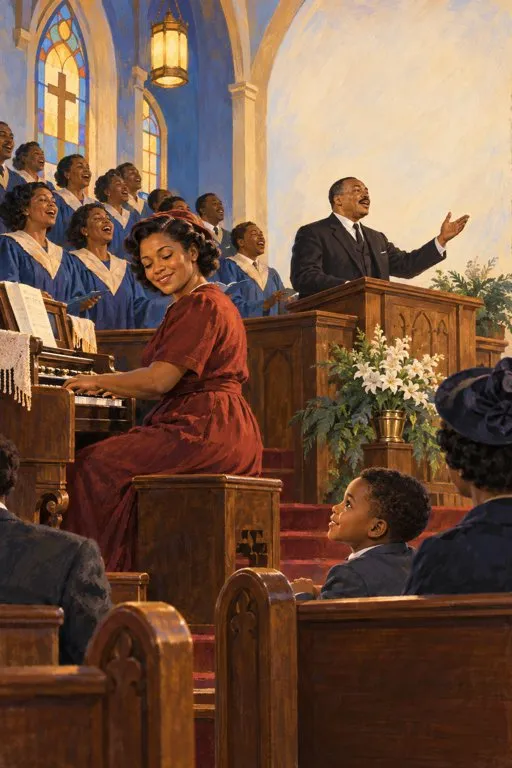 Illustration from page 4 of Martin Luther King Jr.: A Voice for Justice
