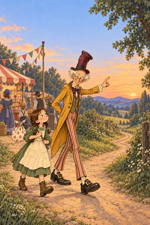 Illustration from page 3 of Master of All Masters: A Gentle Retelling