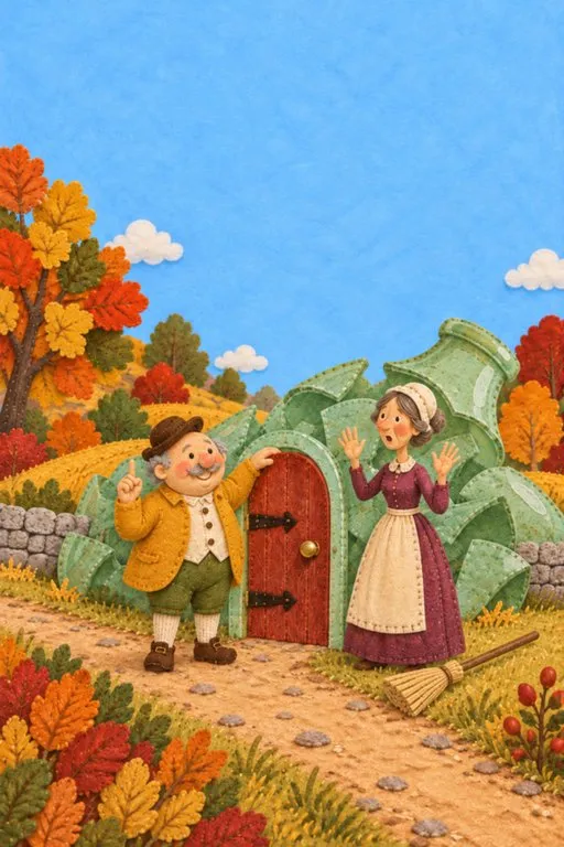 Illustration from page 4 of Mr. Vinegar: A Gentle Retelling