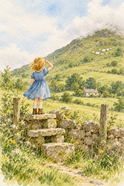 Illustration from page 4 of The Tale of Mrs. Tiggy-Winkle: A Gentle Retelling
