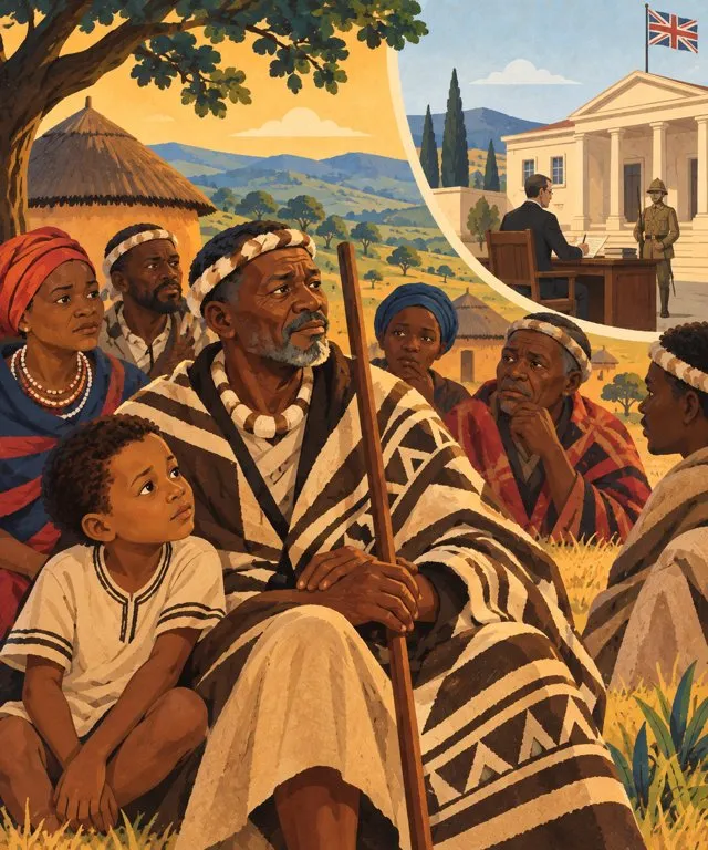 Illustration from page 2 of Nelson Mandela: Working for a Fairer South Africa