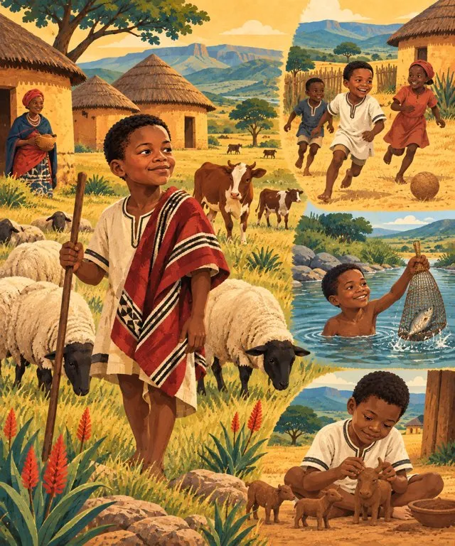 Illustration from page 3 of Nelson Mandela: Working for a Fairer South Africa
