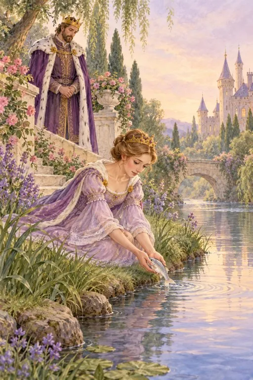 Illustration from page 2 of Sleeping Beauty: A Gentle Retelling
