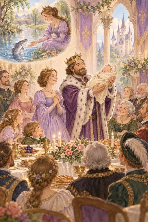 Illustration from page 3 of Sleeping Beauty: A Gentle Retelling