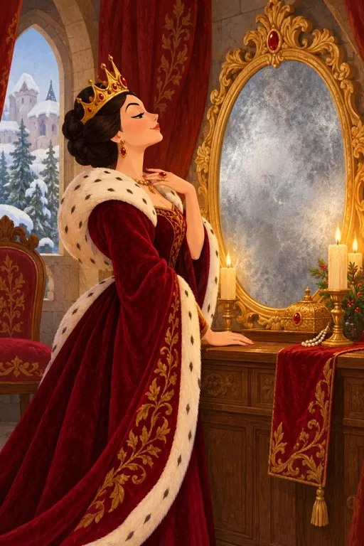 Illustration from page 4 of Snow White: A Gentle Retelling