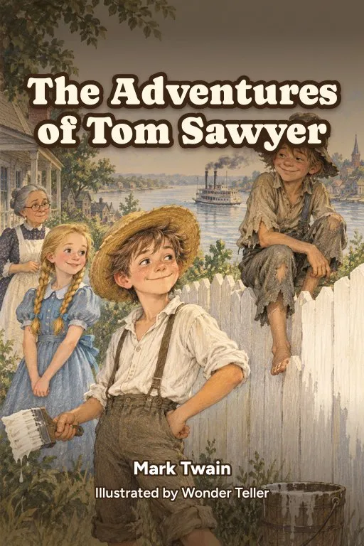 Cover of The Adventures of Tom Sawyer: A Retelling for Curious Readers