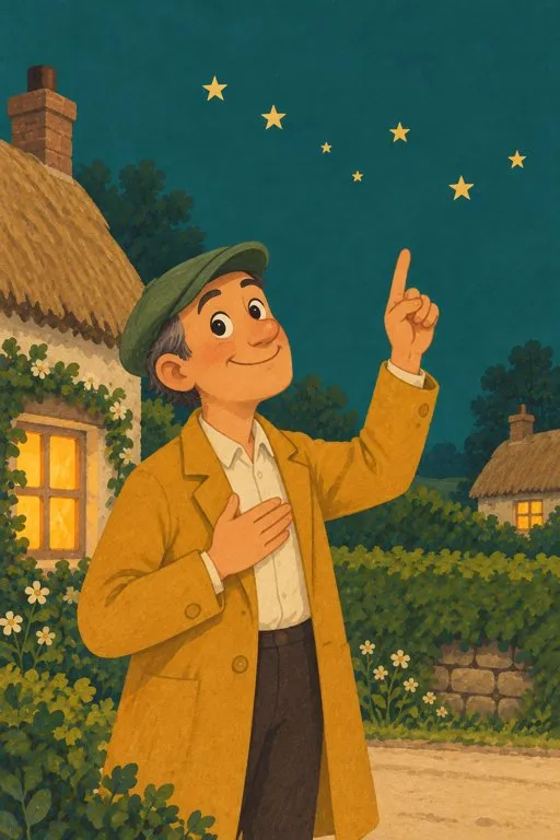 Illustration from page 3 of The Astrologer: A Gentle Retelling