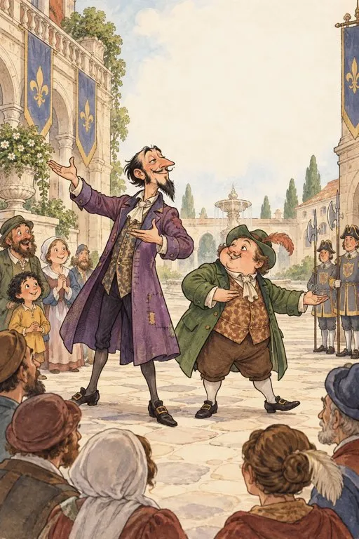 Illustration from page 3 of The Emperor’s New Clothes: A Gentle Retelling