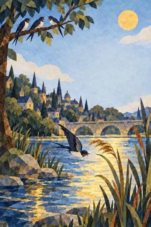 Illustration from page 4 of The Happy Prince: A Retelling for Curious Readers