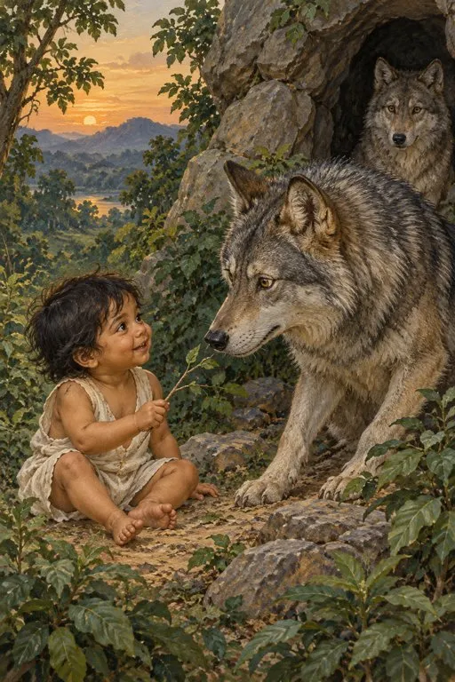 Illustration from page 4 of The Jungle Book: A Retelling for Curious Readers