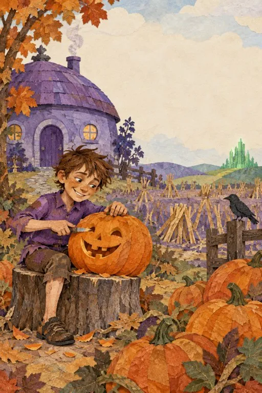 Illustration from page 2 of The Marvelous Land of Oz: A Retelling for Curious Readers