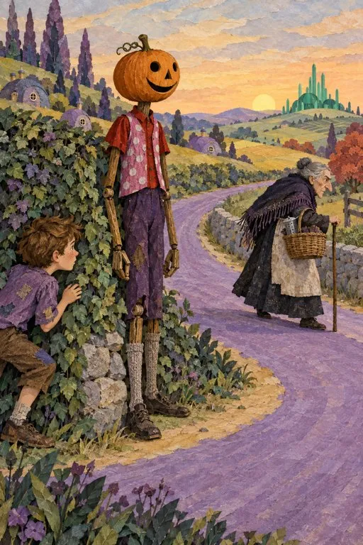 Illustration from page 3 of The Marvelous Land of Oz: A Retelling for Curious Readers