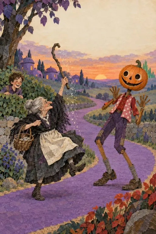 Illustration from page 4 of The Marvelous Land of Oz: A Retelling for Curious Readers