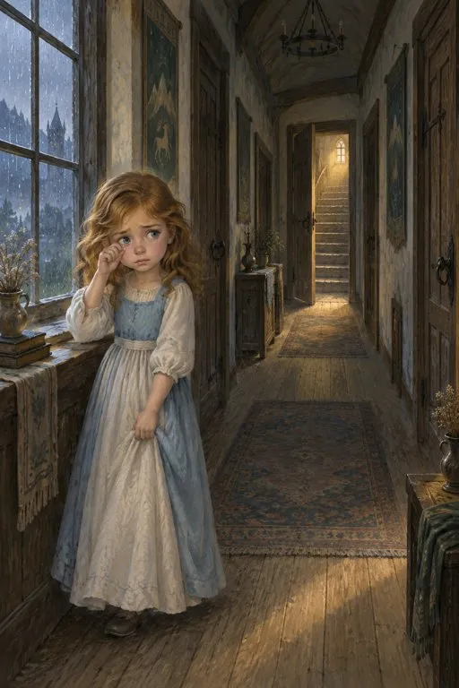 Illustration from page 3 of The Princess and the Goblin: A Retelling for Curious Readers