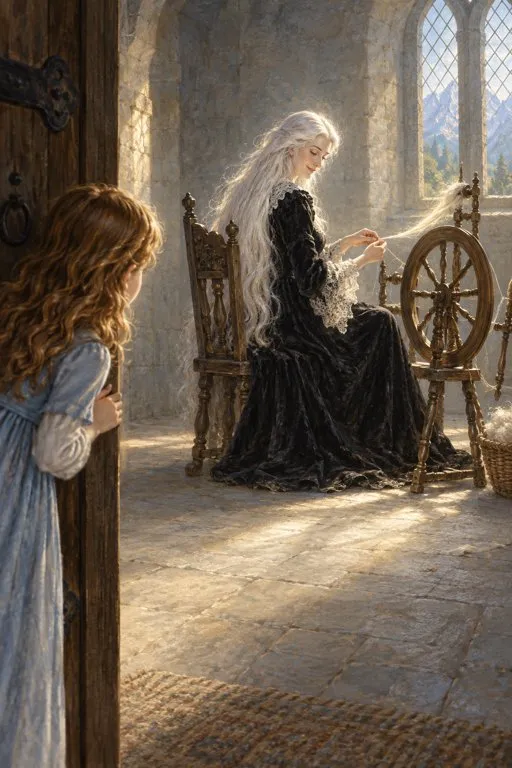 Illustration from page 4 of The Princess and the Goblin: A Retelling for Curious Readers