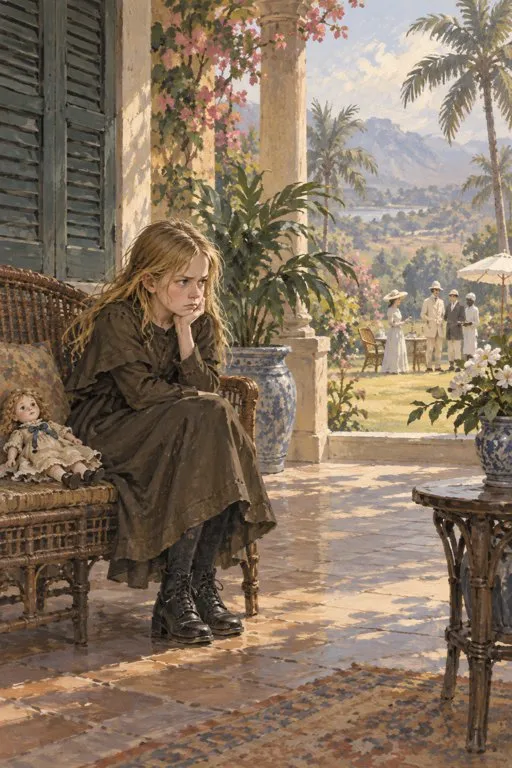 Illustration from page 2 of The Secret Garden: A Retelling for Curious Readers
