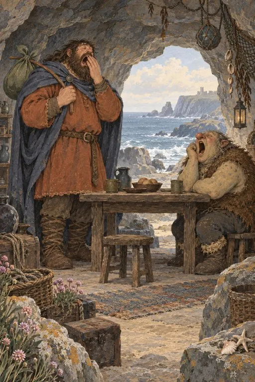 Illustration from page 4 of The Selfish Giant