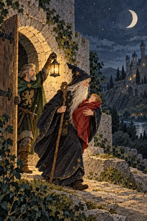 Illustration from page 2 of The Story of King Arthur and His Knights: A Retelling for Curious Readers