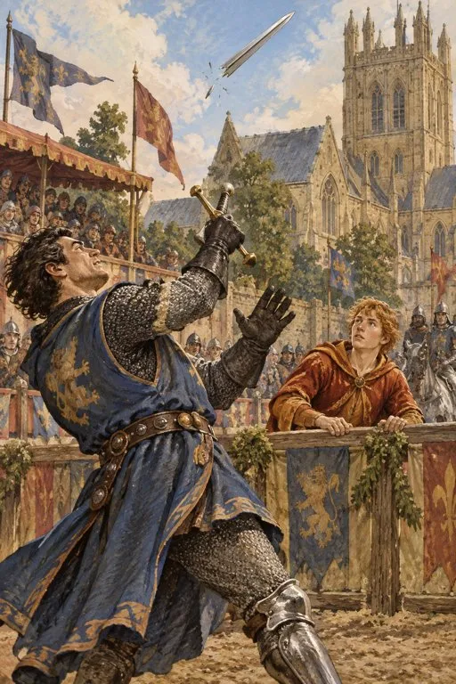 Illustration from page 4 of The Story of King Arthur and His Knights: A Retelling for Curious Readers