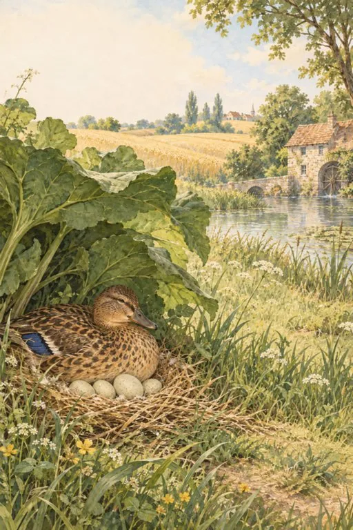 Illustration from page 2 of The Ugly Duckling: A Gentle Retelling