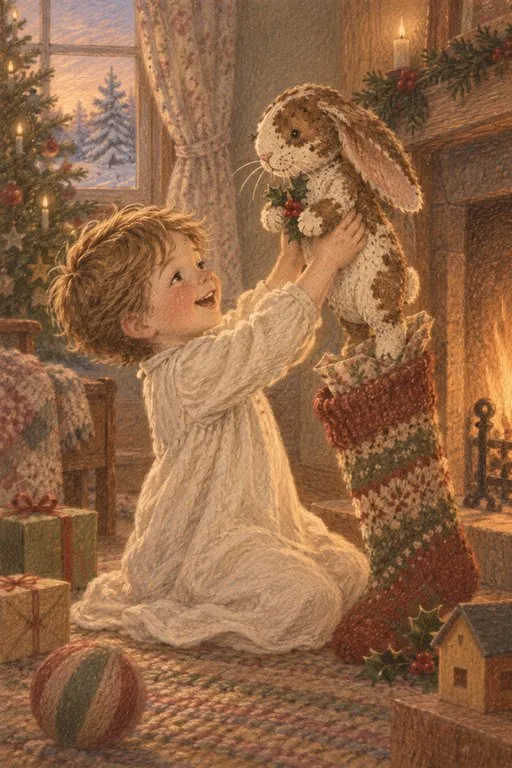 Illustration from page 2 of The Velveteen Rabbit: A Gentle Retelling