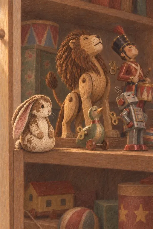 Illustration from page 4 of The Velveteen Rabbit: A Gentle Retelling
