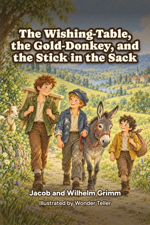 Cover of The Wishing-Table, the Gold-Donkey, and the Stick in the Sack: A Gentle Retelling