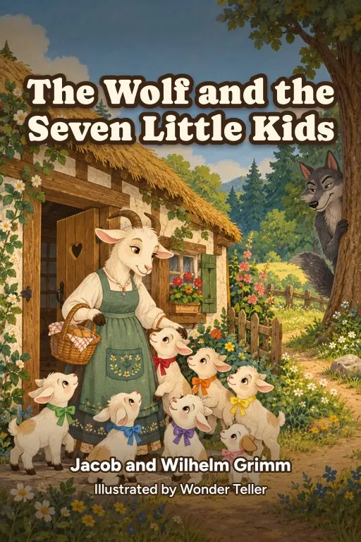 Cover of The Wolf and the Seven Little Kids: A Gentle Retelling