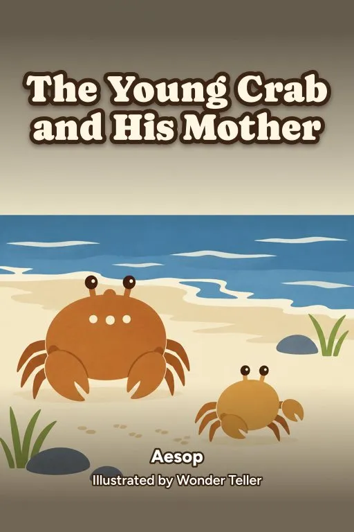 Cover of The Young Crab and His Mother: A Gentle Retelling